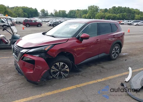 2021 Nissan Rogue Sv Intelligent Awd из США, поврежденный, VIN JN8AT3BB3MW203662